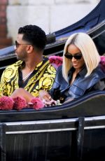 CIARA and Russell Wilson Riding a Gondola in Venice 07/01/2021