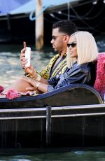 CIARA and Russell Wilson Riding a Gondola in Venice 07/01/2021