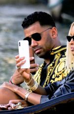 CIARA and Russell Wilson Riding a Gondola in Venice 07/01/2021