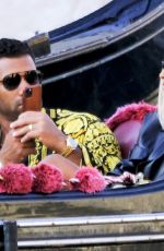 CIARA and Russell Wilson Riding a Gondola in Venice 07/01/2021