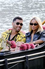 CIARA and Russell Wilson Riding a Gondola in Venice 07/01/2021