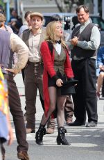 CIATY LOTZ on the Set of Legends of Tomorrow in Vancouver 07/20/2021