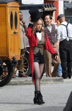 CIATY LOTZ on the Set of Legends of Tomorrow in Vancouver 07/20/2021