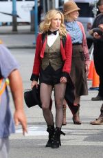 CIATY LOTZ on the Set of Legends of Tomorrow in Vancouver 07/20/2021
