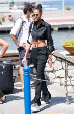 CINDY BRUNA Arrives in Capri 07/30/2021