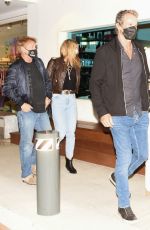 CINDY CRAWFORD and Rande Gerber Night Out in Malibu 07/24/2021