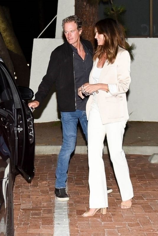 CINDY CRAWFORD and Rande Gerber Night Out in Malibu 07/24/2021
