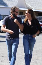 CINDY CRAWFORD and Rande Gerber Out Shopping in West Hollywood 07/29/2021
