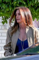 CINDY CRAWFORD Leaves a Hair Salon in West Hollywood 07/21/2021