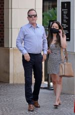 CINDY VELA and  Kiefer Sutherland Out on Rodeo Drive in Beverly Hills 07/12/2021