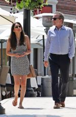 CINDY VELA and  Kiefer Sutherland Out on Rodeo Drive in Beverly Hills 07/12/2021