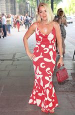 CLAIRE SWEENEY Arrives at Cabaret Allstars in London 07/08/2021