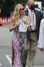 CLARA APAGET Arrives at Wimbledon 07/05/2021
