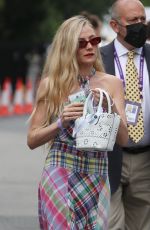 CLARA APAGET Arrives at Wimbledon 07/05/2021