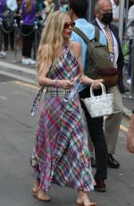 CLARA APAGET Arrives at Wimbledon 07/05/2021