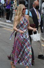 CLARA APAGET Arrives at Wimbledon 07/05/2021