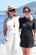 CLARA MCGREGOR and GINA GERSHON at Hotel Regina Isabella in Ischia 07/23/2021