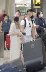 COURTNEY STODDEN and Chris Sheng Arrives in Washington 07/20/2021