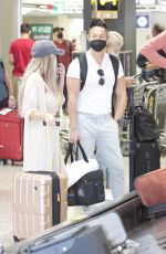 COURTNEY STODDEN and Chris Sheng Arrives in Washington 07/20/2021