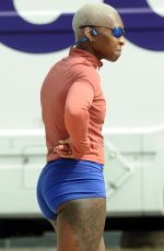 CYNTHIA ERIVO Out Jogging in West Hollywood 06/29/2021