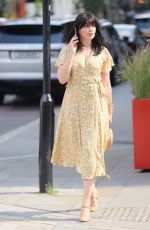 DAISY LOWE Out for Lunch at Roka Restaurant in London 07/20/2021