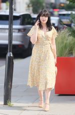 DAISY LOWE Out for Lunch at Roka Restaurant in London 07/20/2021