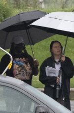 DAISY RIDLEY on the Set of The Marsh King