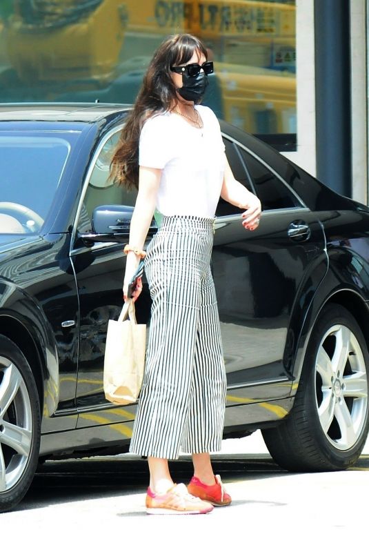 DAKOTA JOHNSON at Airport in Palma De Mallorca 07/24/2021