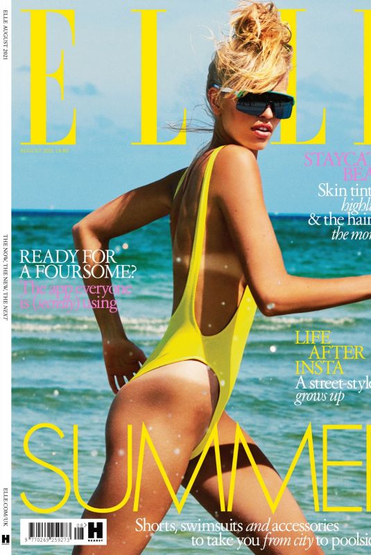 DAPHNE GROENEVELD in Elle Magazine, UK August 2021
