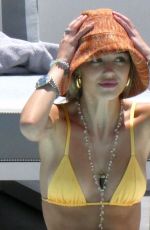 DELILAH HAMLIN in a Yellow Bikini in Mykonos 07/14/2021
