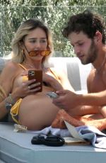 DELILAH HAMLIN in a Yellow Bikini in Mykonos 07/14/2021