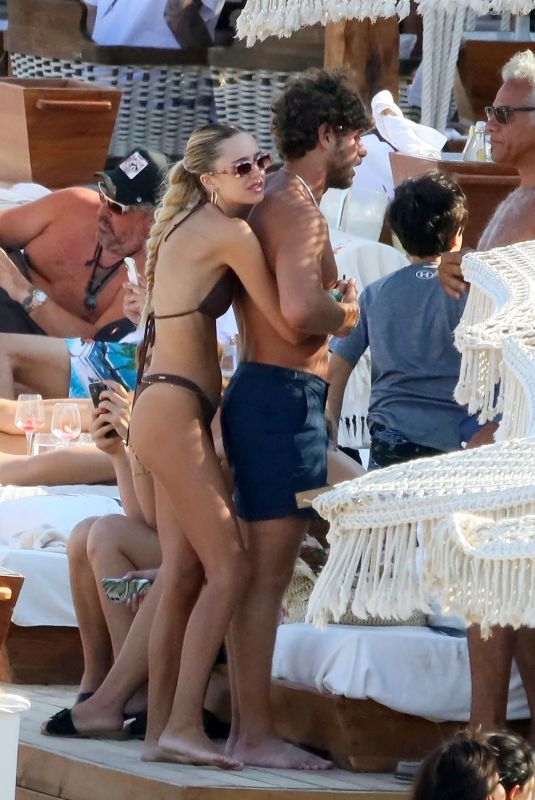 DELILAH HAMLIN in Bikini at a Beach in Mykonos 07/24/2021