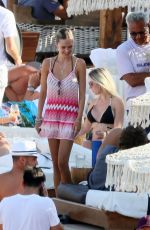 DELILAH HAMLIN in Bikini on the Beach in Mykonos 07/24/2021