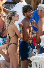 DELILAH HAMLIN in Bikini on the Beach in Mykonos 07/24/2021