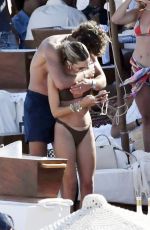 DELILAH HAMLIN in Bikini on the Beach in Mykonos 07/24/2021
