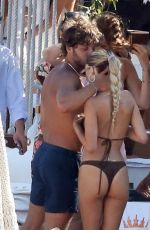 DELILAH HAMLIN in Bikini on the Beach in Mykonos 07/24/2021