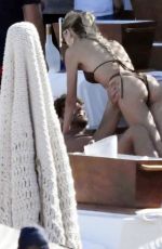 DELILAH HAMLIN in Bikini on the Beach in Mykonos 07/24/2021