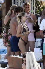 DELILAH HAMLIN in Bikini on the Beach in Mykonos 07/24/2021