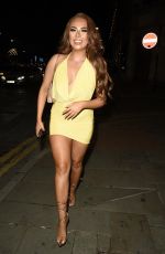 DEMI JONES Arrives at Her Birthday Party in Manchester 07/02/2021