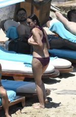 DEMI MOORE and RUMER WILLIS in Bikinis at a Beach in Mykonos 07/14/2021