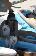 DEMI MOORE and RUMER WILLIS in Bikinis at a Beach in Mykonos 07/14/2021