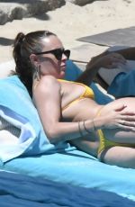 DEMI MOORE and RUMER WILLIS in Bikinis at a Beach in Mykonos 07/14/2021