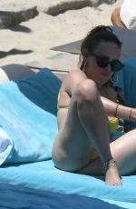 DEMI MOORE and RUMER WILLIS in Bikinis at a Beach in Mykonos 07/14/2021