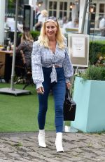 DENISE VAN OUTEN Leaves Piccolinos in Alderley Edge 07/09/2021