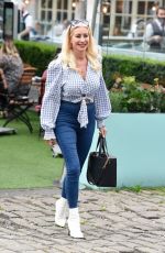 DENISE VAN OUTEN Leaves Piccolinos in Alderley Edge 07/09/2021