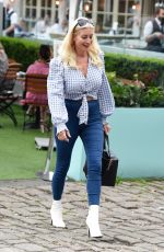 DENISE VAN OUTEN Leaves Piccolinos in Alderley Edge 07/09/2021