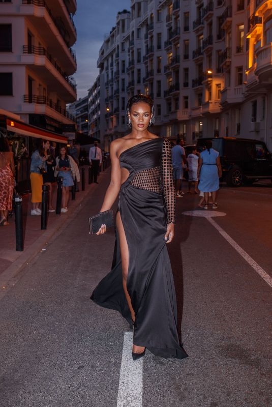 DIDI-STONE OLMODIE Heading to Chopard Dinner at 74th Cannes Film Festival 07/08/2021
