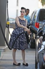 DITA VON TEESE at a Gas Station in Los Angeles 07/01/2021