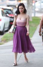 DITA VON TEESE Out for Dinner Date at Little Dom