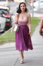 DITA VON TEESE Out for Dinner Date at Little Dom